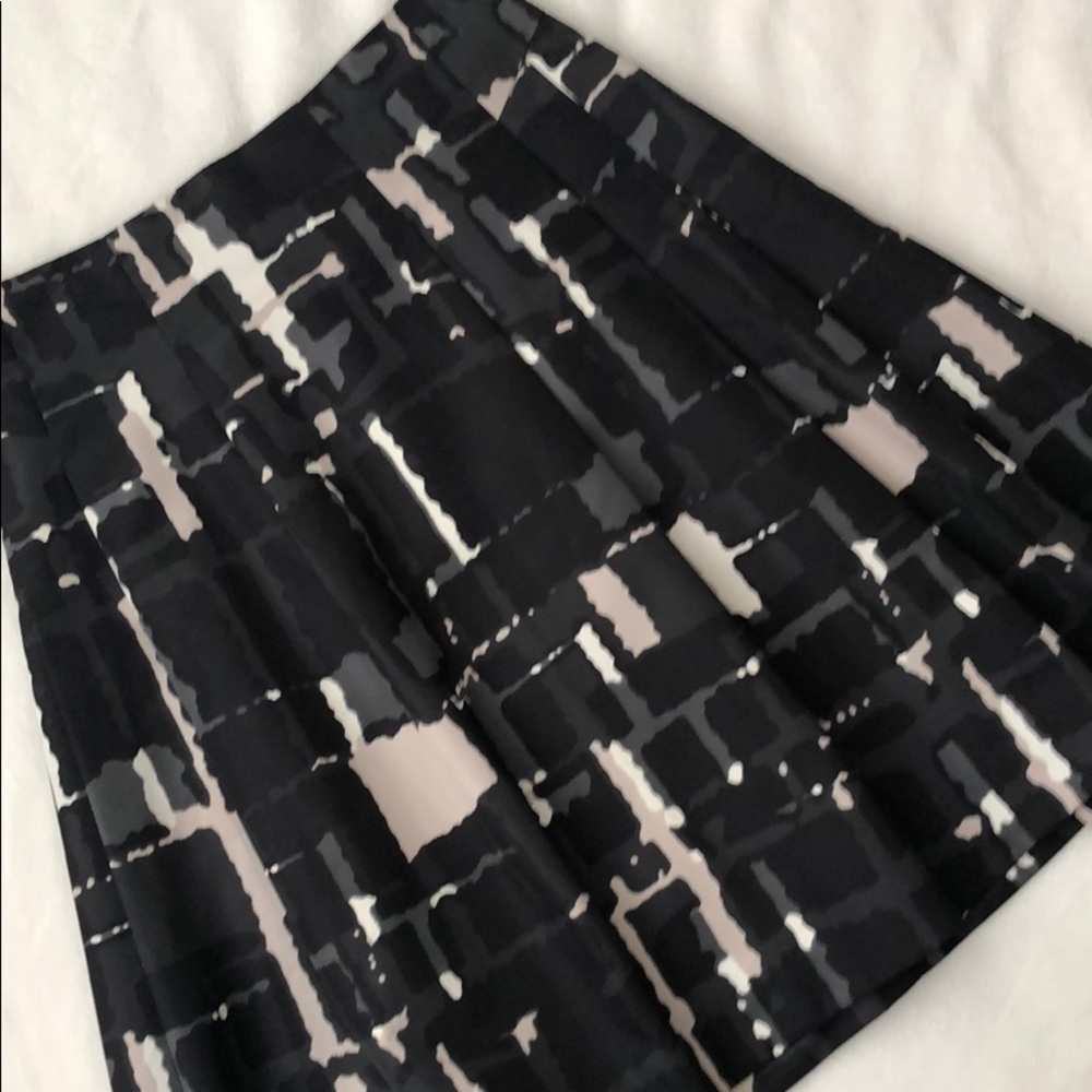 Express print a-line skirt